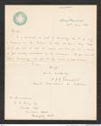Nachlass Franz Steindachner, Brief von A. J. R. Trendell an Franz Steindachner (30.06.1883), Inv.Nr. 548.01, Seite 1